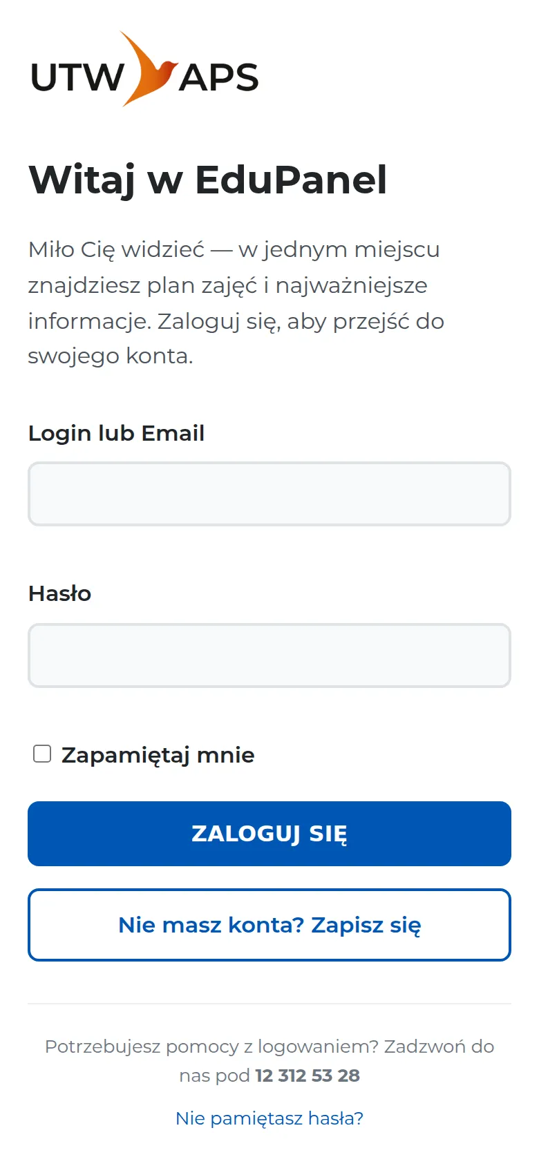 EduPanel na telefonie
