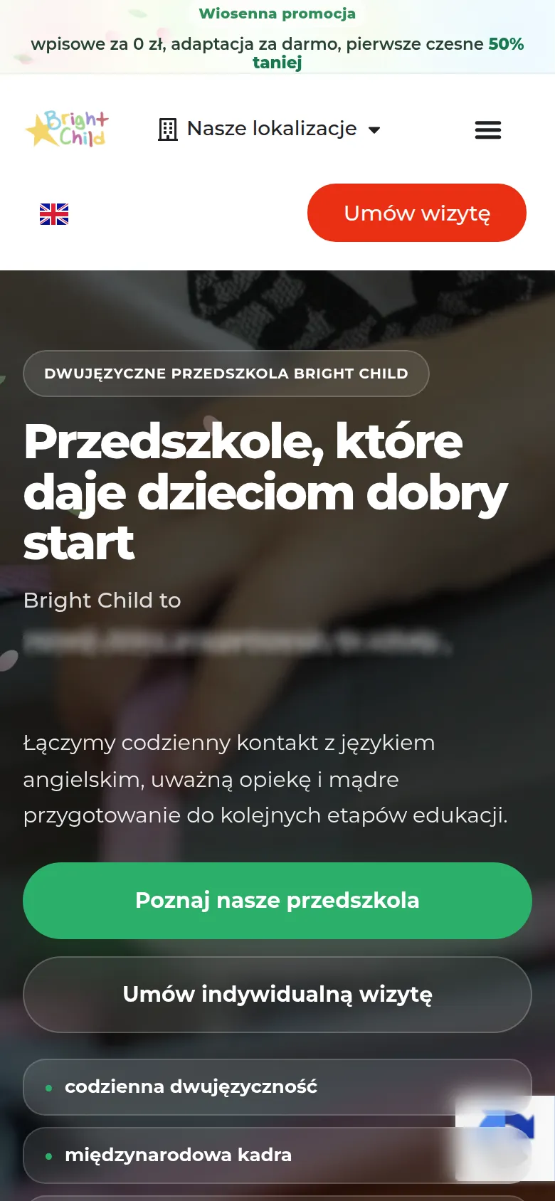 Bright Child na telefonie